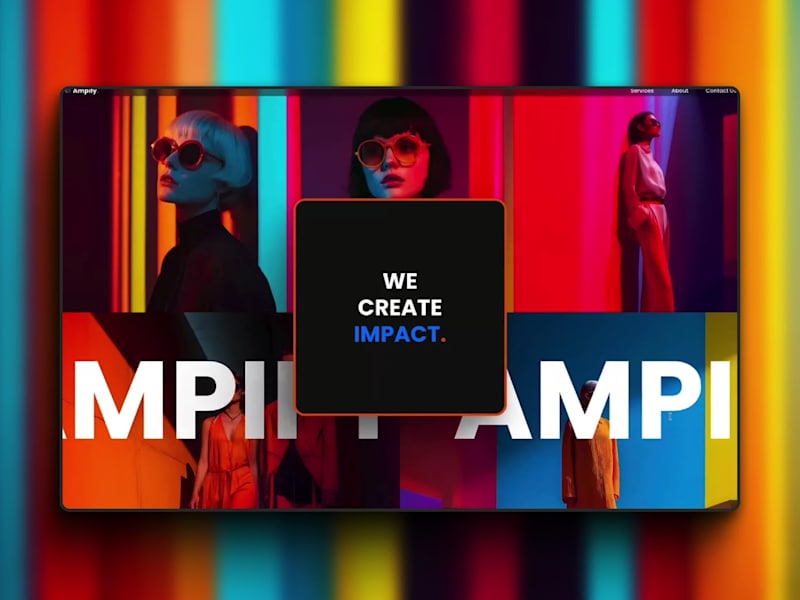 Cover image for Ampify's branding centers around being loud and making noise...