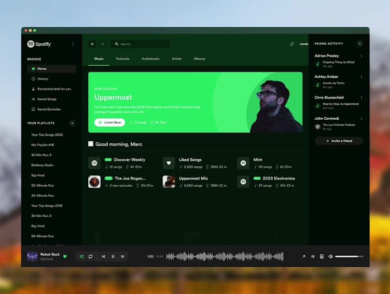 Cover image for Spotify – UI redesign & modernization
