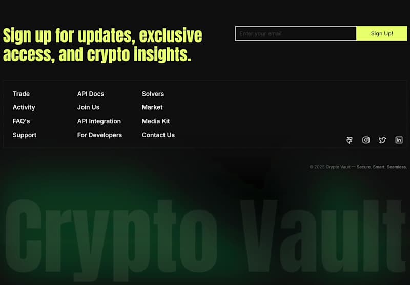 Cover image for Working on a Footer Design