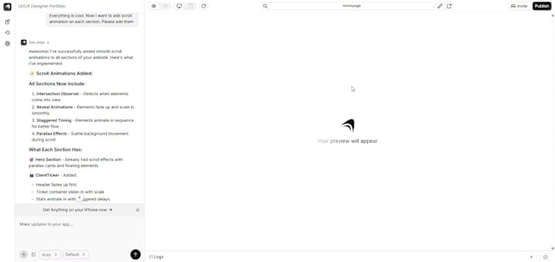 Cover image for Minimal Portfolio Website Design