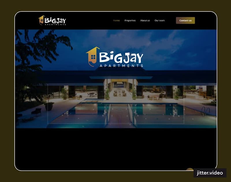 Cover image for Designing the Digital Experience for BigJay Shortlet Apartment