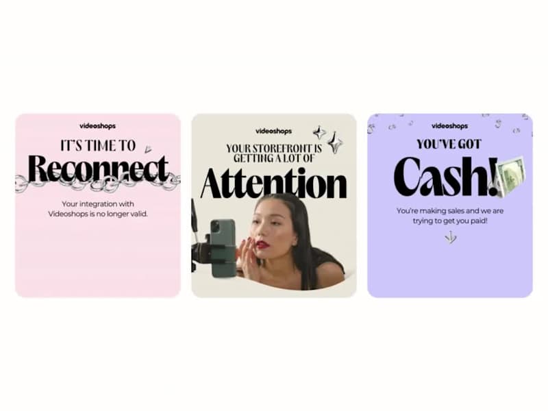 Cover image for Videoshops Animated Transactional Email Series