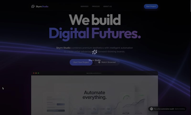 Cover image for Skyrn Studio - Premium Web & Automation Agency