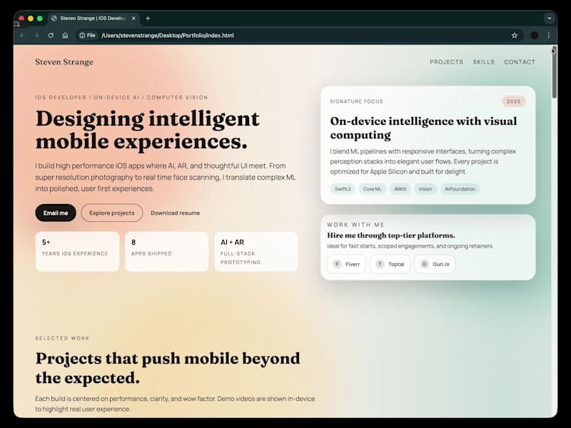 Cover image for React Developer Portfolio Website
