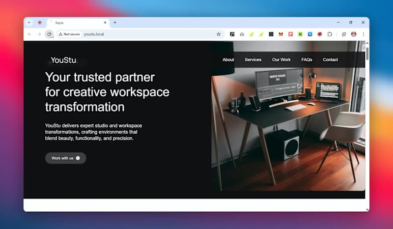 Cover image for I love every part of this project, YouStu, a landing page fo...