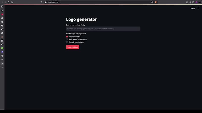 Cover image for AI Logo Generator App Development