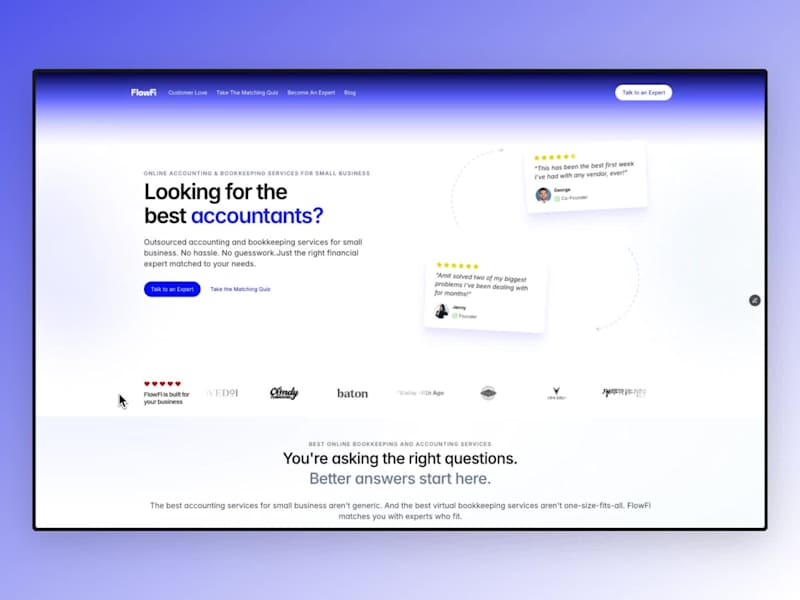 Cover image for FlowFi Website Framer Development