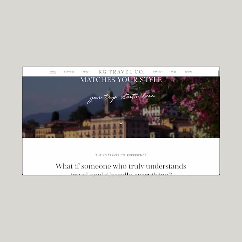 Cover image for Where high-end travellers go, for a clean, modern site that ...