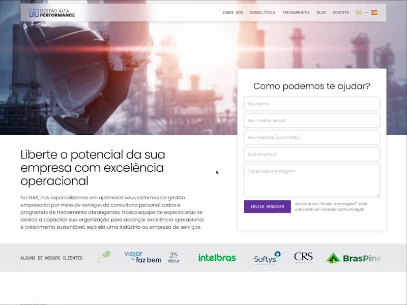 Cover image for GAP Website Redesign & Webflow Development for B2B Consulting