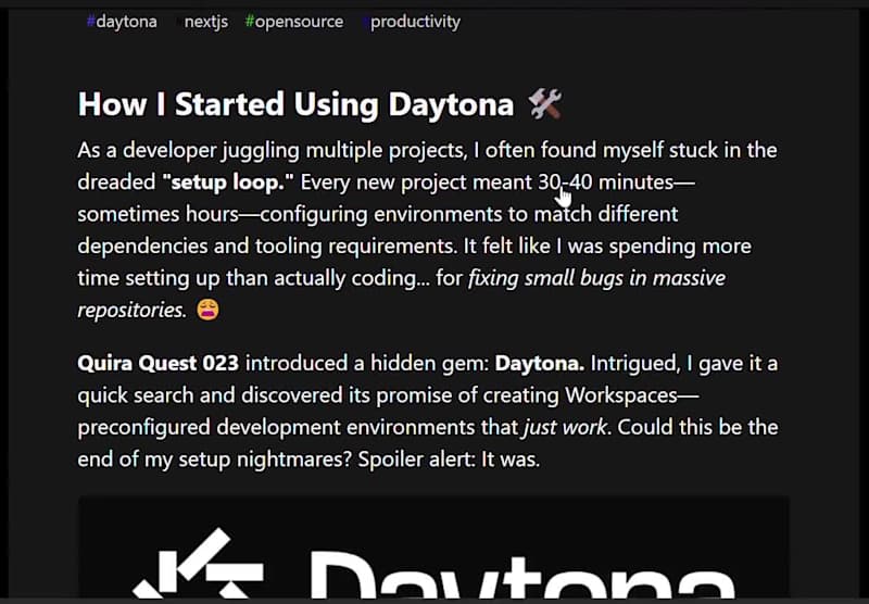 Cover image for Technical writing for Daytona