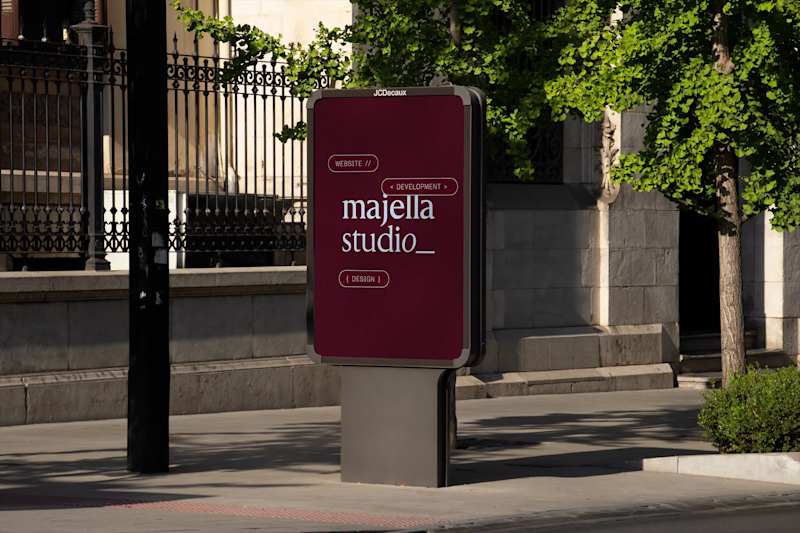 Cover image for Majella Studio Rebrand and Landings page design
