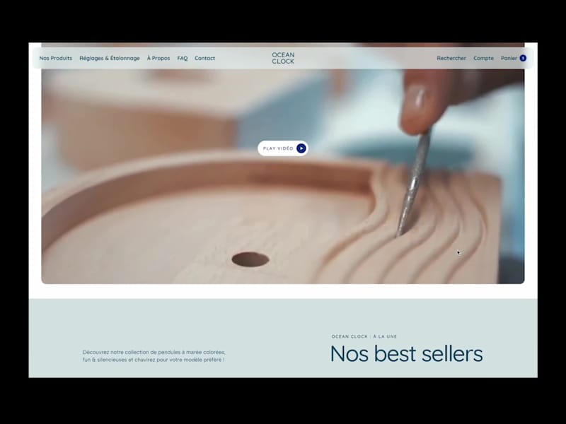 Cover image for Complete Redesign of Ocean Clock's Online Store