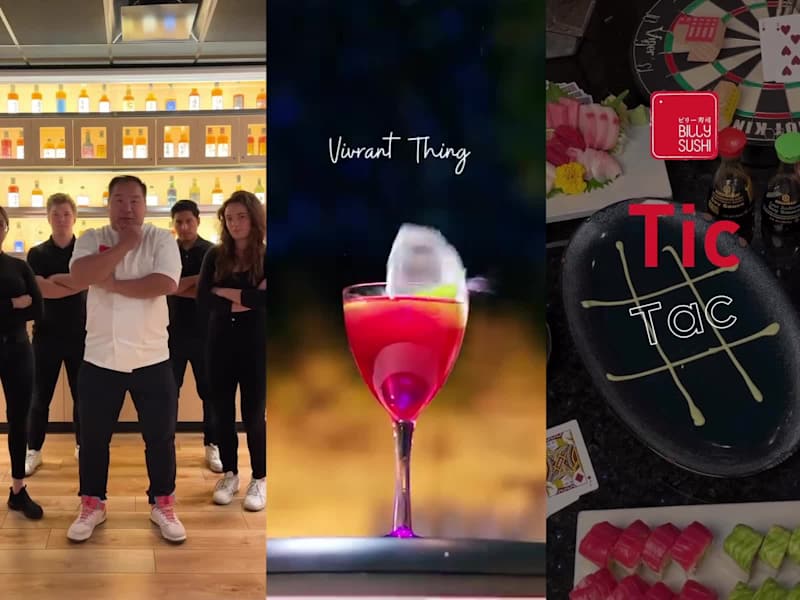 Cover image for Viral F&B Content for Billy Sushi