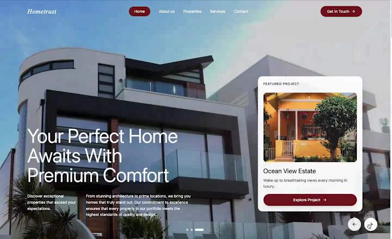 Cover image for Here is full landing page built with the bolt.