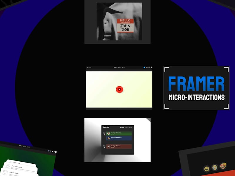 Cover image for 👆 Micro-interactions in Framer
