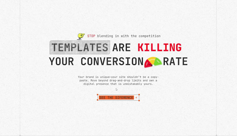 Cover image for Moving forward with the design of my landing page to offer m...