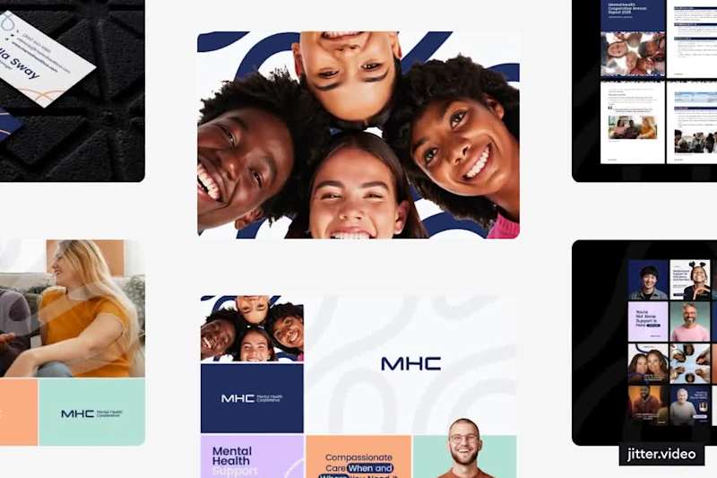 Cover image for Mental Health Cooperative – A Cohesive Brand System