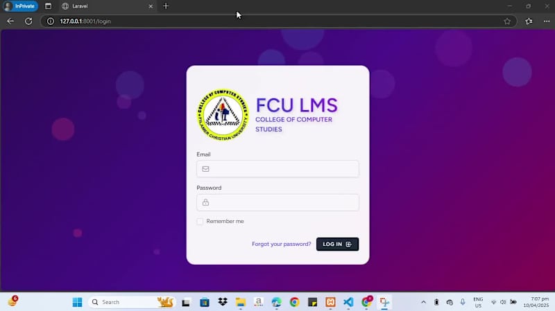 Cover image for Learning Management System of Filamer Christian University