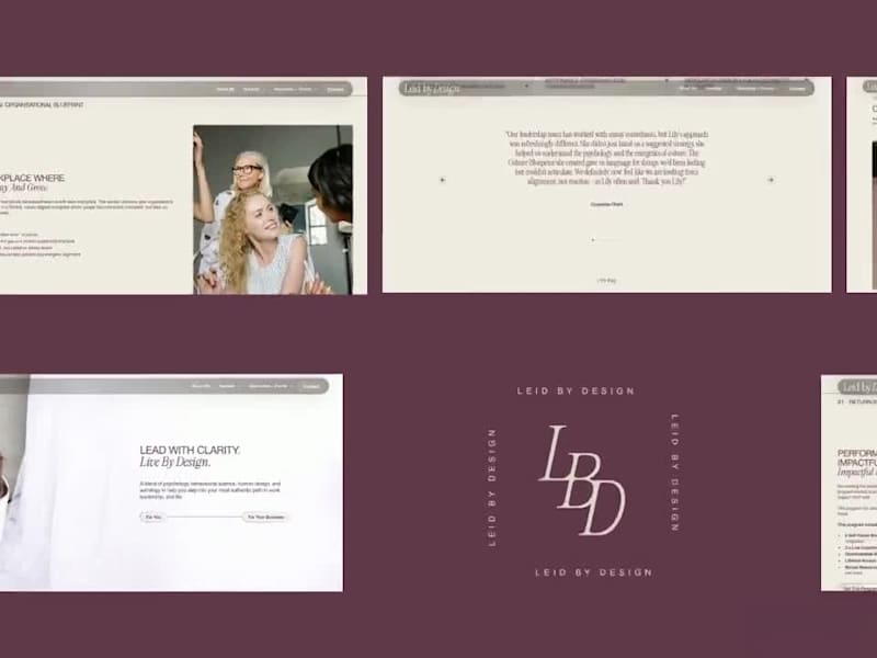 Cover image for Leid By Design Website Development