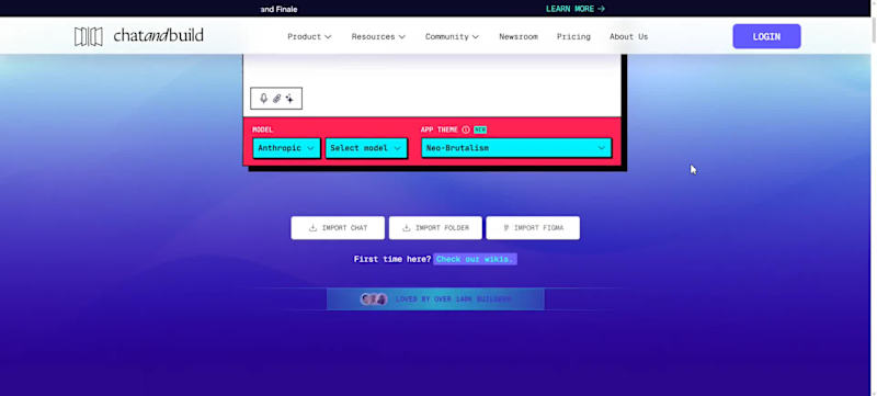 Cover image for At ChatAndBuild, my role was a front end developer to transl...