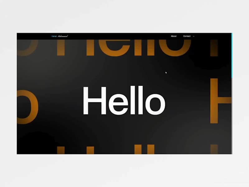 Cover image for Developed a portfolio website for a creative design client. ...