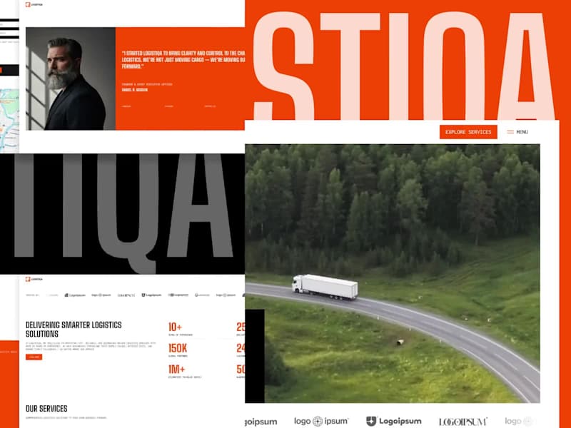 Cover image for Logistiqa: Framer Template for Logistics