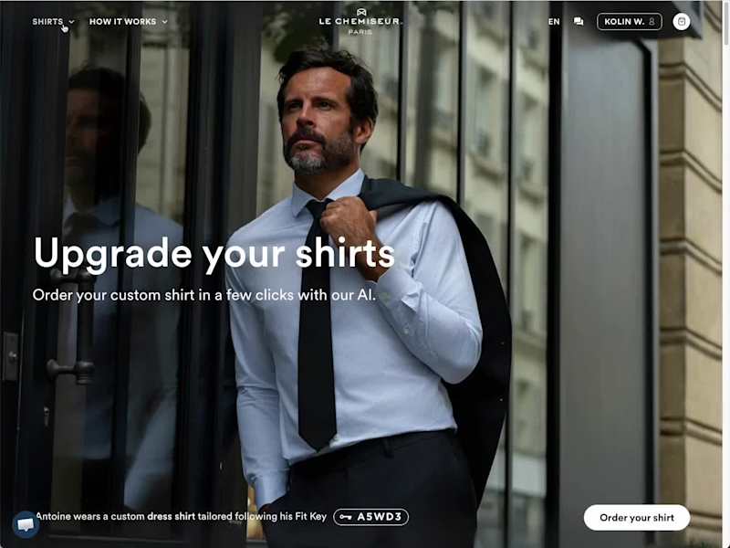 Cover image for Le Chemiseur