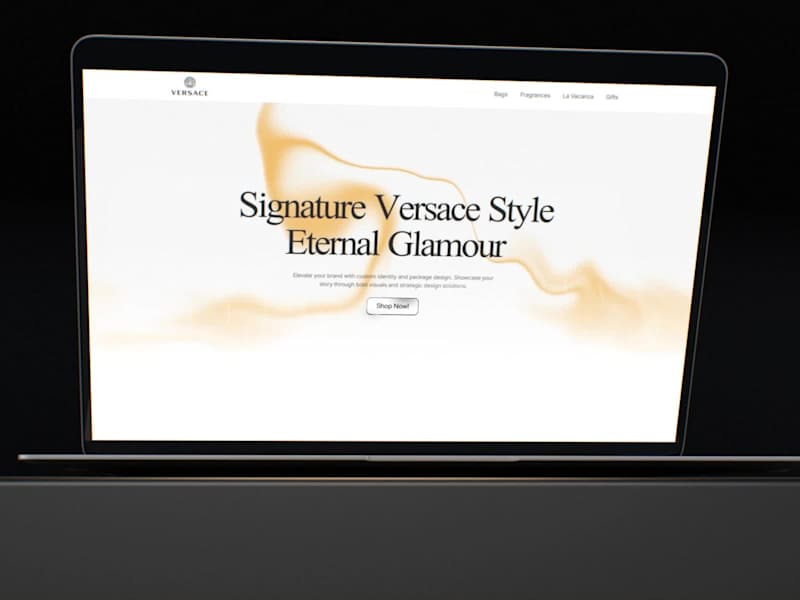 Cover image for Versace Website Redesign