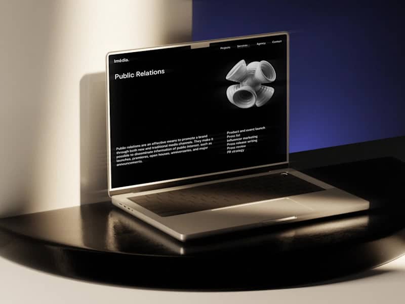 Cover image for  Imédia Creative Firm - 3D Icons & Agency Page