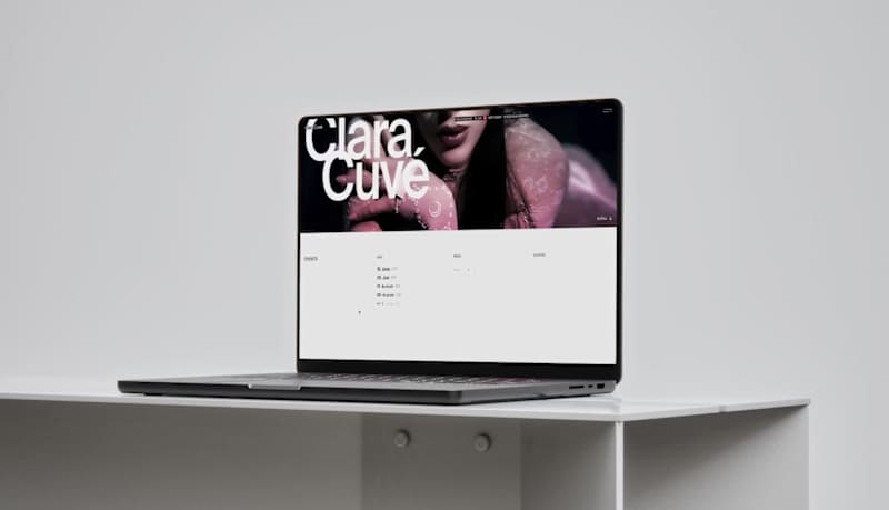 Cover image for Clara Cuvé - Brand, Webflow site for DJ/Producer