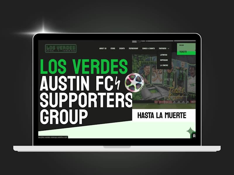 Cover image for Austin FC Supporters Website Redesign