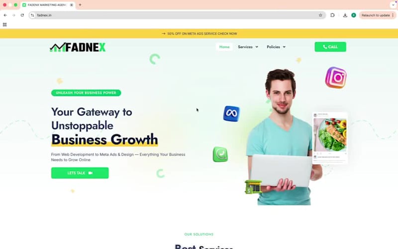 Cover image for FADENX MARKETING AGENCY