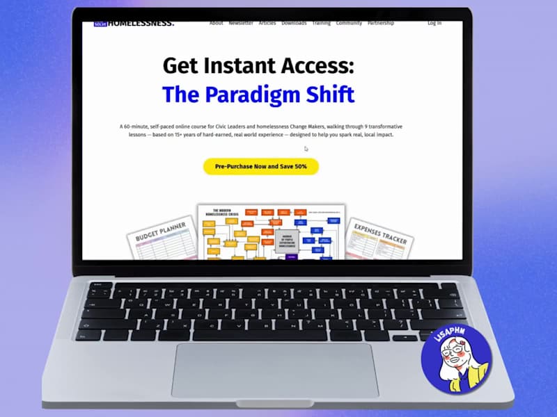 Cover image for Kajabi Website Redesign for How to Solve Homelessness