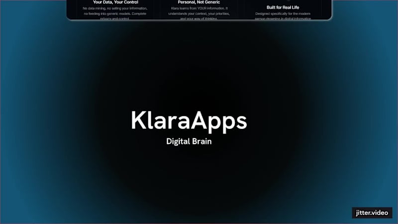 Cover image for Klara AI Assistant Website Design