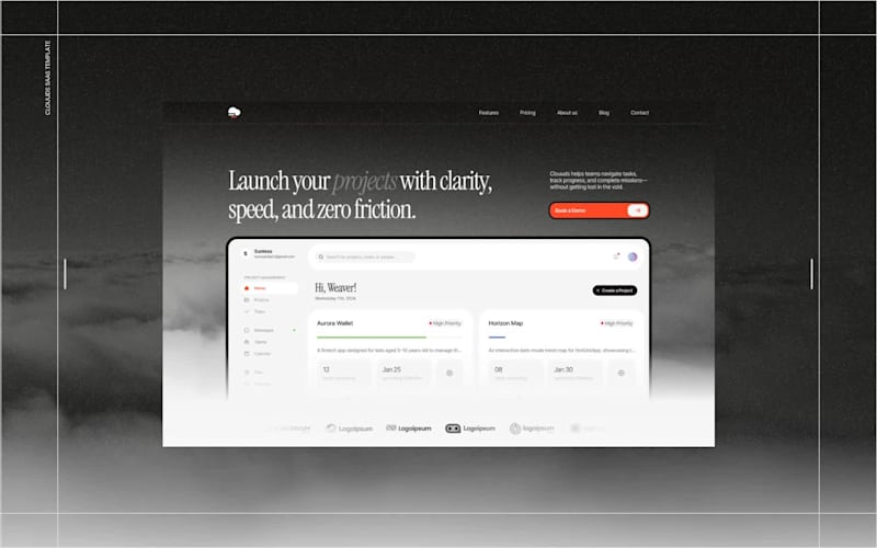Cover image for Clouuds Framer Website Template