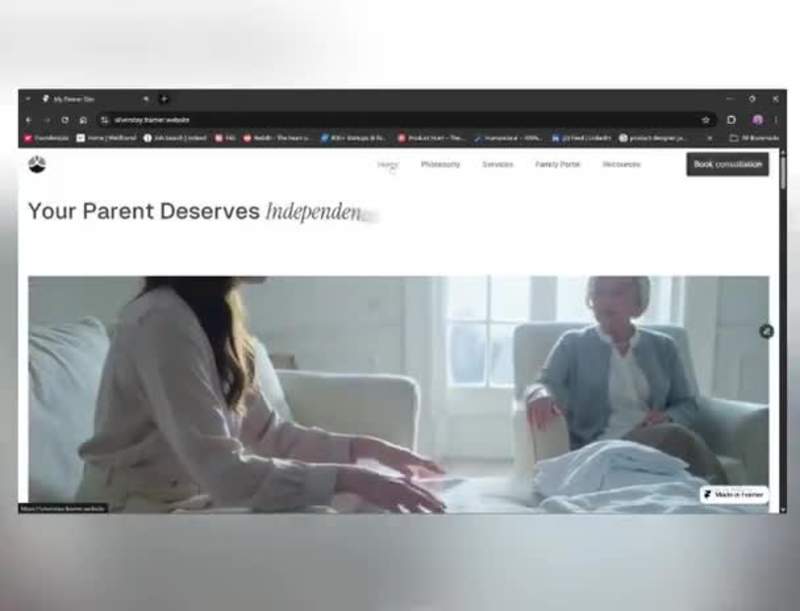 Cover image for Senior Care Website Design and Build for SilverStay