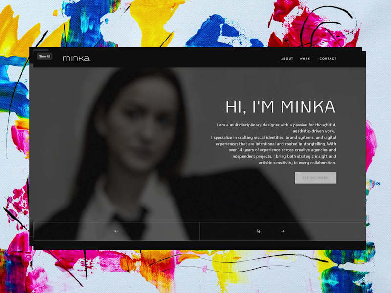 Cover image for Minka Portfolio Website Redesign