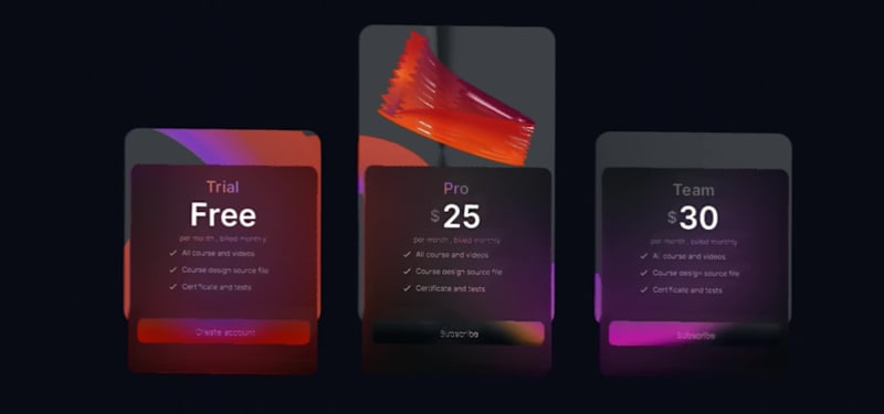 Cover image for 3D Price Card Design