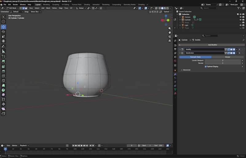 Cover image for Master Blender Techniques: Teacup Modeling Tutorial Guide