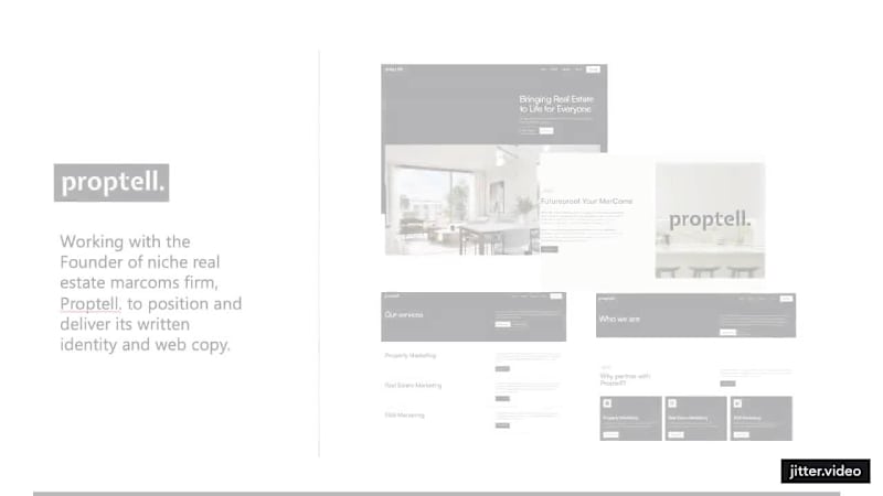 Cover image for Written identity for a real estate marketing agency 