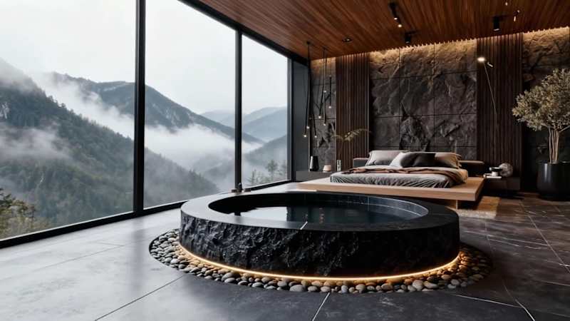 Cover image for Mountain Retreat Room Concept | FLORA Contemporary comfort r...