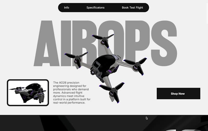 Cover image for A tech product website idea.