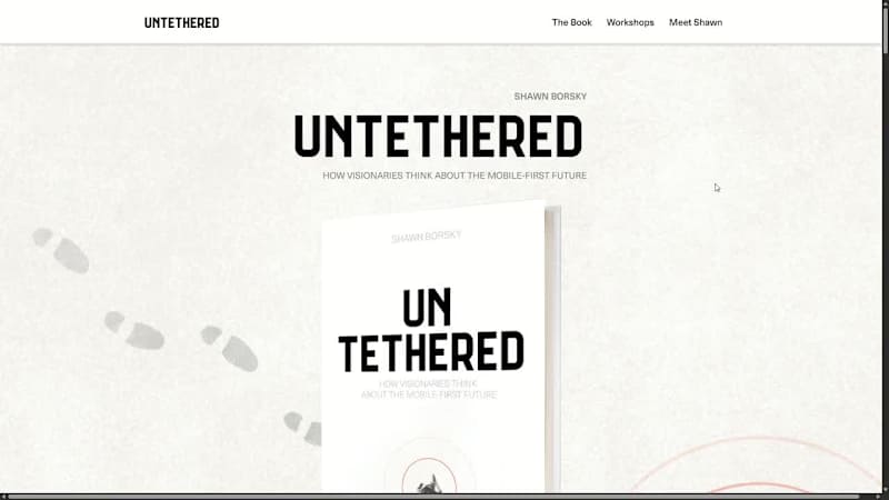 Cover image for Untethered Book Website