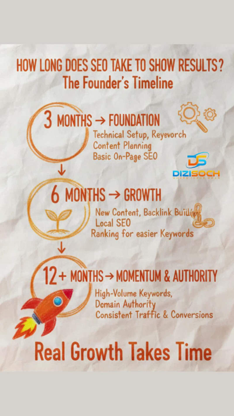 Cover image for How long does SEO take to show results?” Every founder asks ...