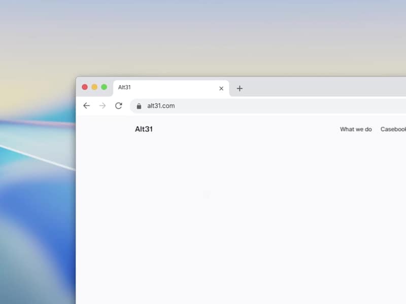 Cover image for Alt31 Website - Designed for Focus