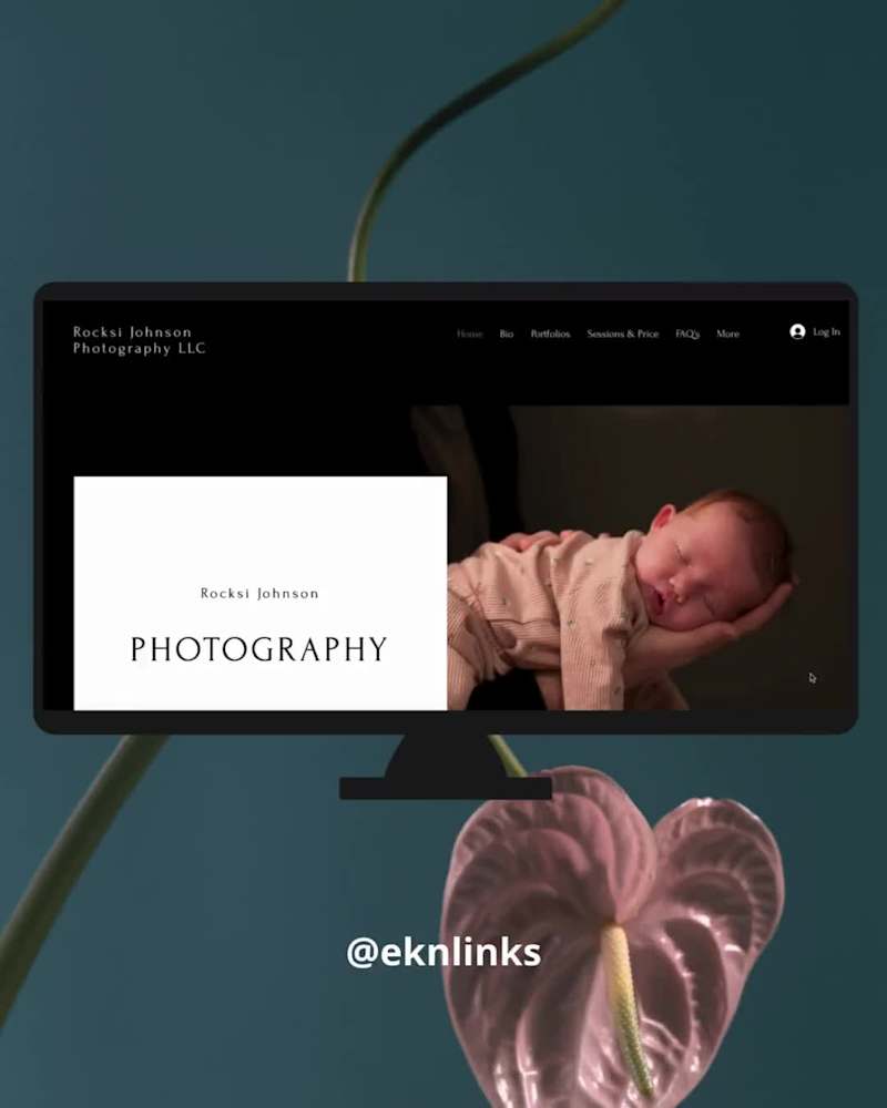 Cover image for Website Design - Rocksi Johnson Photography