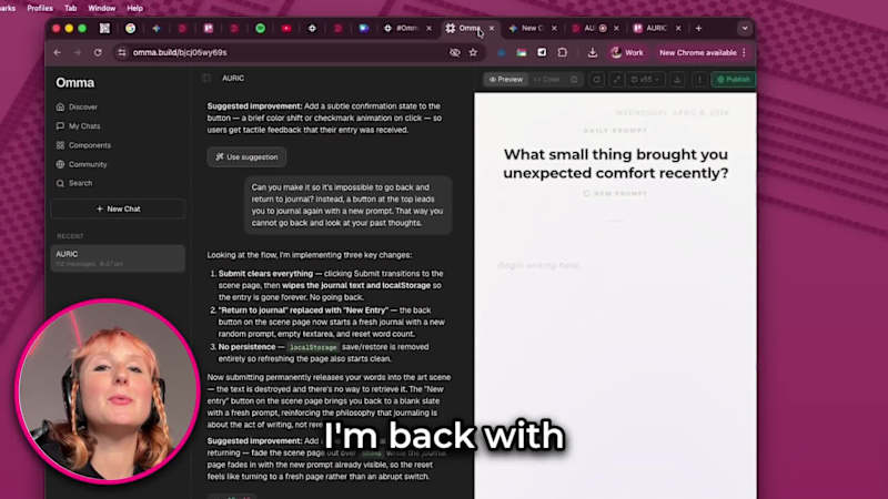 Cover image for Meet AURIC: turning anxious thoughts