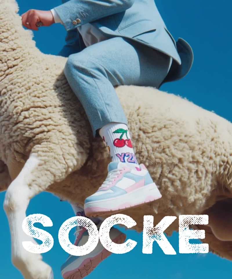 Cover image for I made this second concept sock Ad ''Socke'' with Nano Banan...