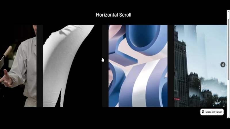 Cover image for Hey all, I made this horizontal scroll with parallax effect ...