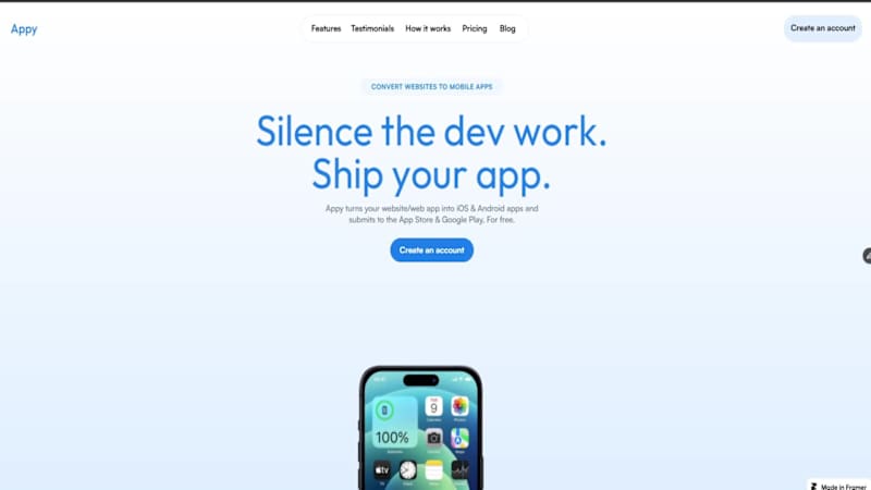 Cover image for Smooth iPhone Hero Animation